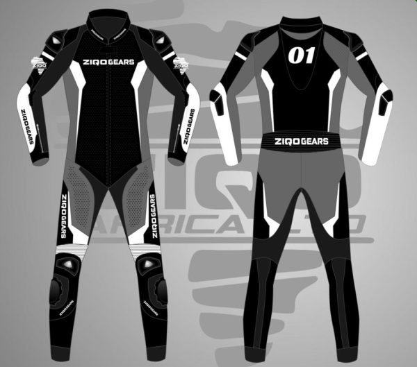🧥 Ziqo Gear Full Leather Riding Suit - Default - Image 3